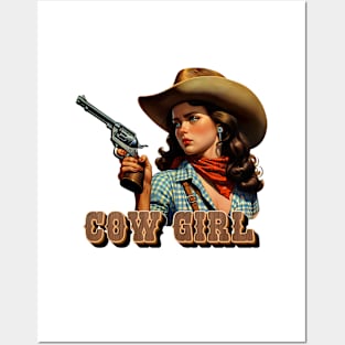 Cowgirl Posters and Art